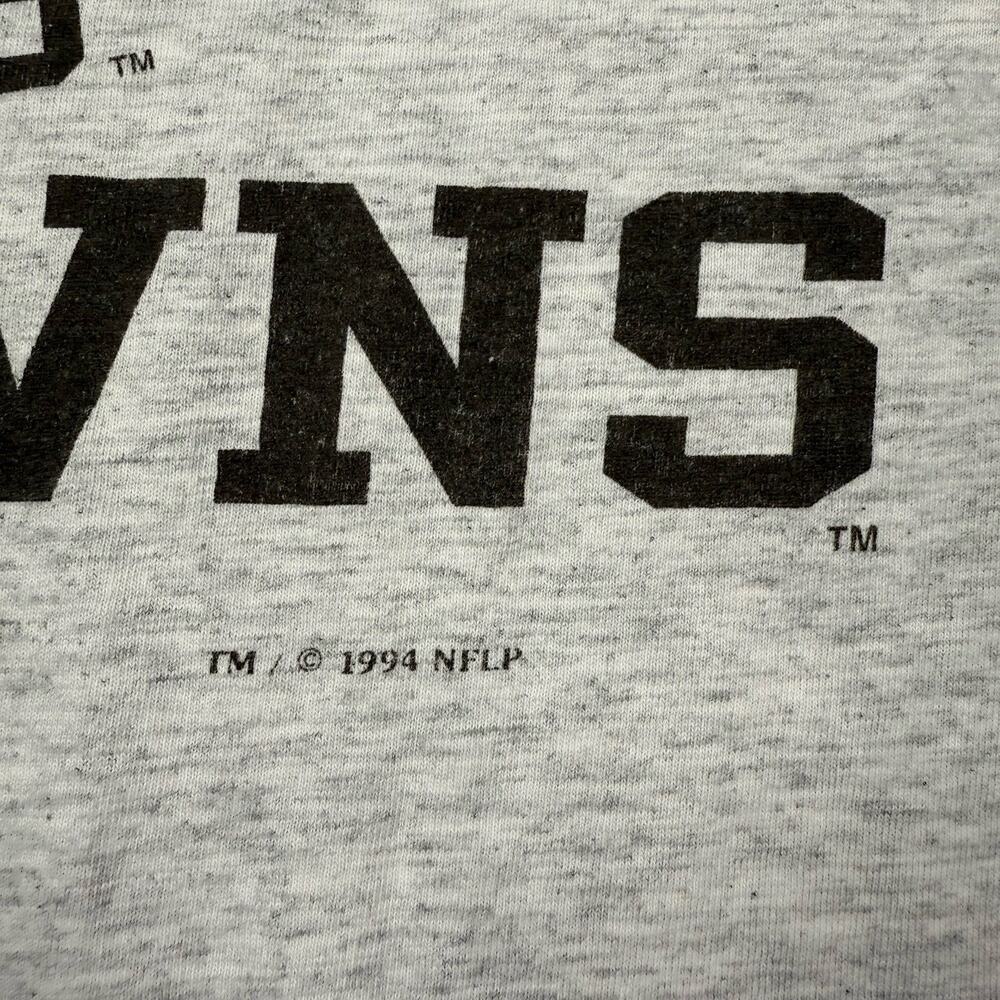 Vintage 1994 Cleveland Browns 1980 Cardiac Kids Nutmeg Throwback T Shirt XL USA - Picture 3 of 11